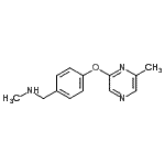 CAS#: 912569-67-6, N-Methyl-1-{4-[(6-methyl-2-pyrazinyl)oxy]phenyl}methanamine