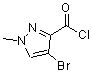 CAS#: 912569-70-1, 4-Bromo-1-methyl-1H-pyrazole-3-carbonyl chloride