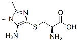 CAS 登录号：91260-85-4， S-(5-氨基-1,2-二甲基-1H-咪唑-4-基)-L-半胱氨酸