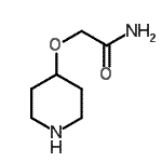CAS#: 912761-65-0, 2-(4-Piperidinyloxy)acetamide