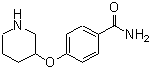 CAS 登录号：912761-79-6， 4-(3-哌啶基氧基)苯甲酰胺