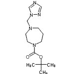 CAS#: 912763-11-2, 2-Methyl-2-propanyl 4-(1H-1,2,4-triazol-1-ylmethyl)-1,4-diazepane-1-carboxylate