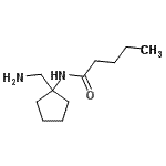 CAS#: 912763-48-5, N-[1-(Aminomethyl)cyclopentyl]pentanamide