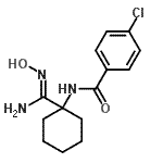 CAS#: 912763-51-0, 4-Chloro-N-[1-(N'-hydroxycarbamimidoyl)cyclohexyl]benzamide