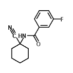 CAS 登录号：912770-84-4， N-(1-氰基环己基)-3-氟苯甲酰胺