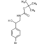 CAS#: 913181-90-5, 2-Methyl-2-propanyl [2-(4-bromophenyl)-2-hydroxyethyl]carbamate