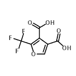 CAS 登录号：91324-01-5， 2-(三氟甲基)-3,4-呋喃二甲酸