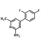 CAS#: 913322-54-0, 4-(2,4-Difluorophenyl)-6-methyl-2-pyrimidinamine