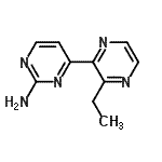 CAS 登录号：913322-74-4， 4-(3-乙基-2-吡嗪基)-2-嘧啶胺