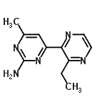 CAS#: 913322-76-6, 4-(3-Ethyl-2-pyrazinyl)-6-methyl-2-pyrimidinamine
