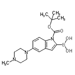 CAS#: 913388-75-7, [5-(4-Methyl-1-piperazinyl)-1-{[(2-methyl-2-propanyl)oxy]carbonyl}-1H-indol-2-yl]boronic acid