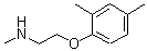 CAS#: 91339-51-4, 2-(2,4-Dimethylphenoxy)-N-methylethanamine