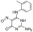 CAS#: 91347-56-7, 2-Amino-6-[(2-Methylphenyl)Amino]-5-Nitroso-1H-Pyrimidin-4-One