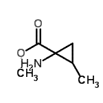 CAS#: 91366-09-5, methyl 1-amino-2-methyl-cyclopropane-1-carboxylate