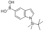 CAS 登录号：913835-68-4， 1-(叔丁基二甲基硅烷基)-1H-吲哚-5-基硼酸