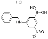 CAS 登录号：913835-78-6， B-[3-硝基-5-[(苯基甲基)氨基]苯基]-硼酸盐酸盐(1:1)