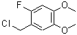 CAS#: 91407-48-6, 1-(Chloromethyl)-2-fluoro-4,5-dimethoxybenzene