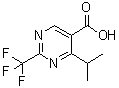 CAS#: 914201-22-2, 4-Isopropyl-2-(trifluoromethyl)-5-pyrimidinecarboxylic acid