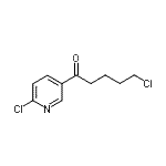 CAS#: 914203-39-7, 5-Chloro-1-(6-chloro-3-pyridinyl)-1-pentanone