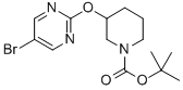 CAS 登录号：914347-76-5， 3-[(5-溴-2-嘧啶基)氧基]-1-哌啶羧酸叔丁酯