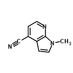 CAS#: 914637-99-3, 1-Methyl-1H-pyrrolo[2,3-b]pyridine-4-carbonitrile