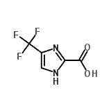 CAS 登录号：915230-46-5， 4-(三氟甲基)-1H-咪唑-2-羧酸