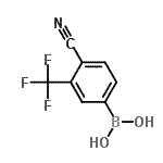 CAS#: 915299-32-0, [4-cyano-3-(trifluoromethyl)phenyl]boronic acid