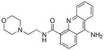 CAS 登录号:91549-84-7, 9-氨基-N-(2-(4-吗啉基)乙基)-4-吖啶甲酰胺