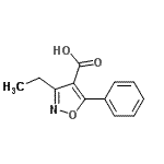 CAS#: 91569-54-9, 3-Ethyl-5-phenyl-1,2-oxazole-4-carboxylic acid