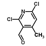 CAS#: 91591-70-7, 2,6-Dichloro-4-methylnicotinaldehyde