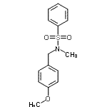 CAS 登录号：915916-89-1， N-(4-甲氧基苄基)-N-甲基苯磺酰胺