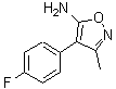 CAS#: 915919-94-7, 4-(4-Fluorophenyl)-3-methyl-1,2-oxazol-5-amine