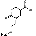 CAS 登录号：915920-08-0， 1-(2-甲氧基乙基)-6-氧代-3-哌啶羧酸