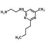 CAS#: 915920-26-2, N-(2-Butyl-6-methyl-4-pyrimidinyl)-1,2-ethanediamine