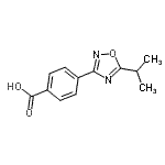 CAS 登录号：915920-28-4， 4-(5-异丙基-1,2,4-恶二唑-3-基)苯甲酸