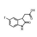 CAS#: 915920-32-0, (5-Fluoro-2-oxo-2,3-dihydro-1H-indol-3-yl)acetic acid