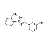 CAS 登录号：915920-56-8， 3-[3-(2-甲基苯基)-1,2,4-恶二唑-5-基]苯胺
