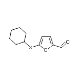CAS#: 915920-91-1, 5-(Cyclohexylsulfanyl)-2-furaldehyde