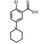 CAS 登录号：915921-24-3， 2-氯-5-(1-哌啶基)苯甲酸