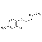 CAS#: 915921-44-7, 2-(2-Chloro-4-methylphenoxy)-N-methylethanamine