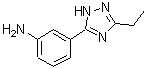 CAS#: 915921-65-2, 3-(3-Ethyl-1H-1,2,4-triazol-5-yl)aniline