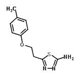 CAS#: 915921-66-3, 5-[2-(4-Methylphenoxy)ethyl]-1,3,4-thiadiazol-2-amine