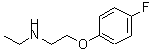 CAS#: 915924-17-3, N-Ethyl-2-(4-fluorophenoxy)ethanamine