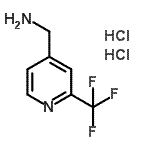 CAS#: 916211-41-1, 1-[2-(Trifluoromethyl)-4-pyridinyl]methanamine dihydrochloride