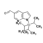 CAS 登录号：916259-49-9， 1-(三异丙基硅烷基)-1H-吡咯并[2,3-b]吡啶-5-甲醛