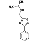 CAS#: 91643-11-7, N-[(3-Phenyl-1,2,4-oxadiazol-5-yl)methyl]-2-propanamine