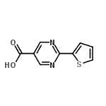 CAS#: 916766-97-7, 2-(2-Thienyl)-5-pyrimidinecarboxylic acid