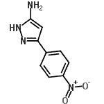CAS#: 916792-02-4, 5-(4-Nitrophenyl)-1H-pyrazol-3-amine