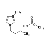 CAS 登录号：916850-37-8， 1-丁基-3-甲基-1H-咪唑-3-鎓甲基碳酸酯