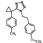CAS#: 916923-10-9, 1-[2-(4-Methoxyphenyl)ethyl]-5-[1-(4-methylphenyl)cyclopropyl]-1H-tetrazole